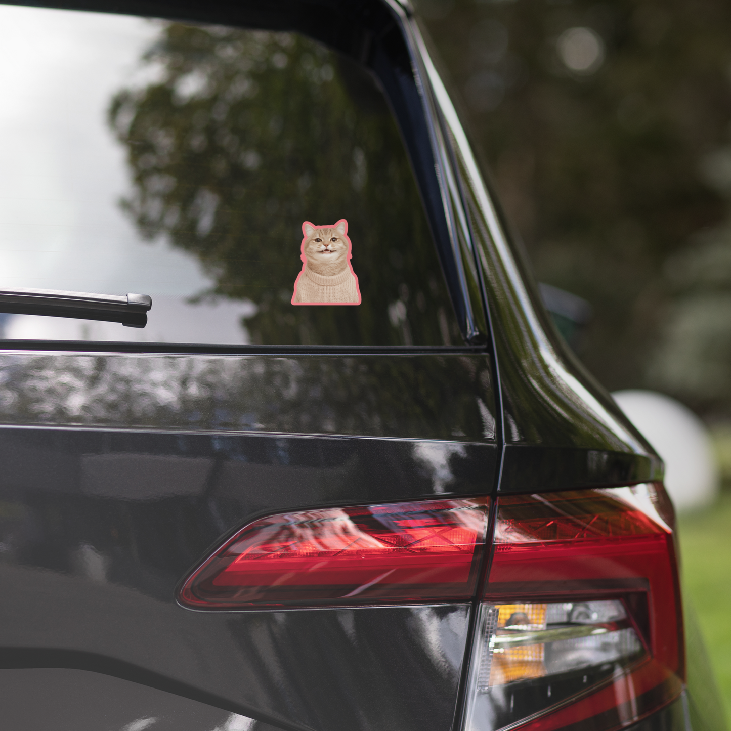 Angry Cat Sticker
